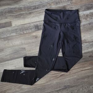 Mono B Black Leggings with Star Design